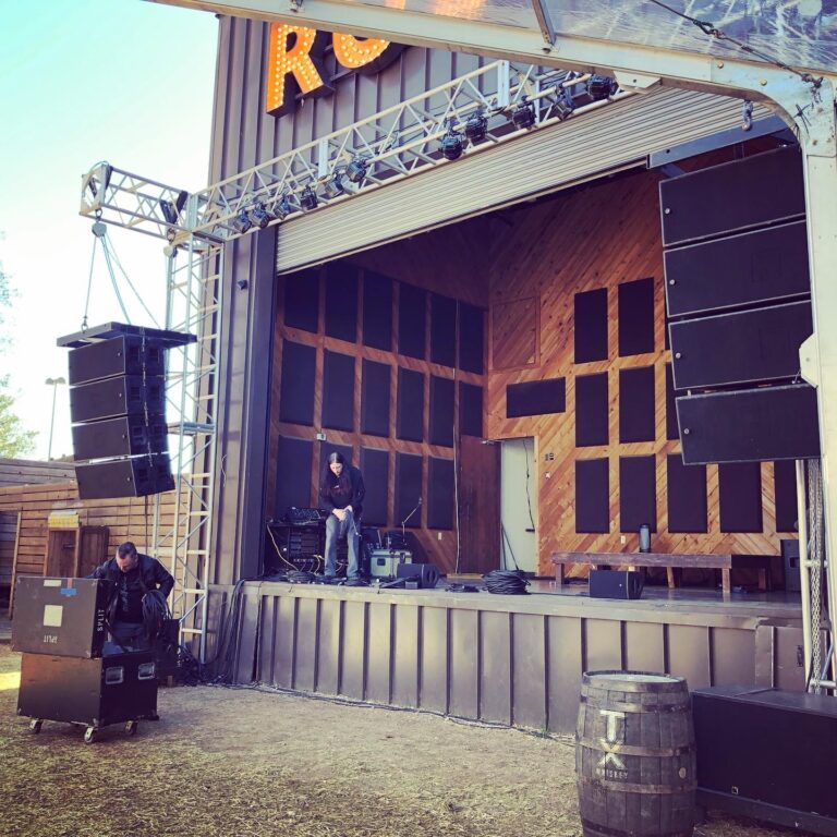 The stage at The Rustic Dallas